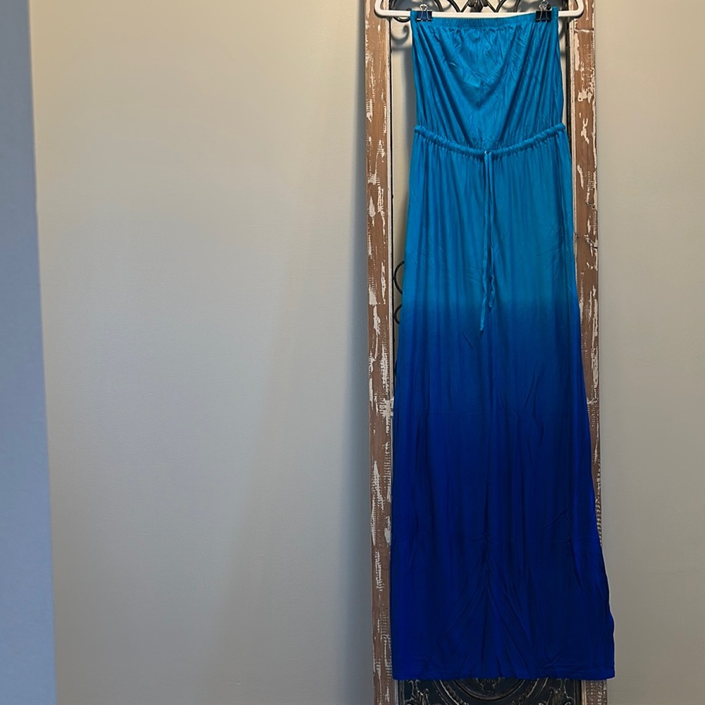 Old Navy Blue Ombre Maxi Dress